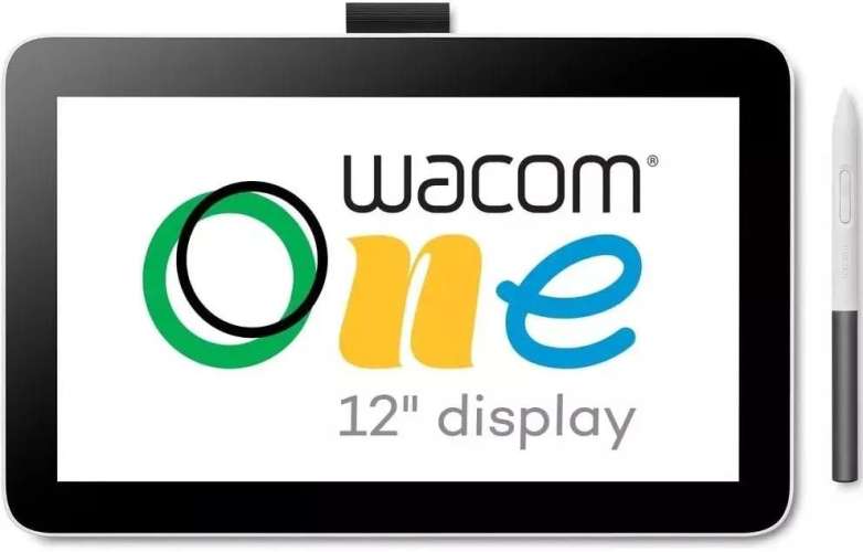 11.6" Графический планшет-монитор Wacom One 12 1920x1080,  белый [dtc121w0b]